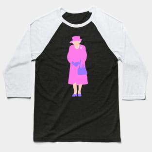 Queen Elizabeth T Shirt Pop Art - Queen of England Baseball T-Shirt